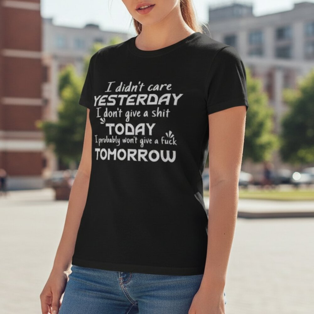 Funny Short Sleeve Printed Tee T-shirt Top Shirt XS